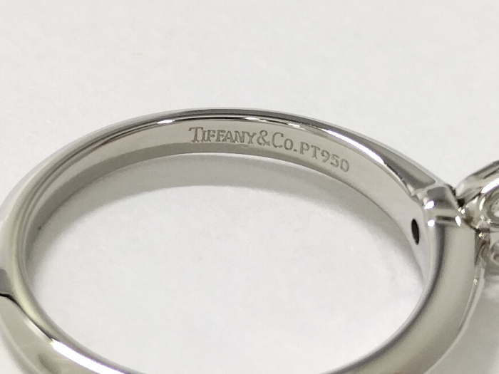 【中古】Tiffany＆Co. ソリティア リング Pt950 プラチナ ダイヤモンド D0.23ct 約3.2g_画像8