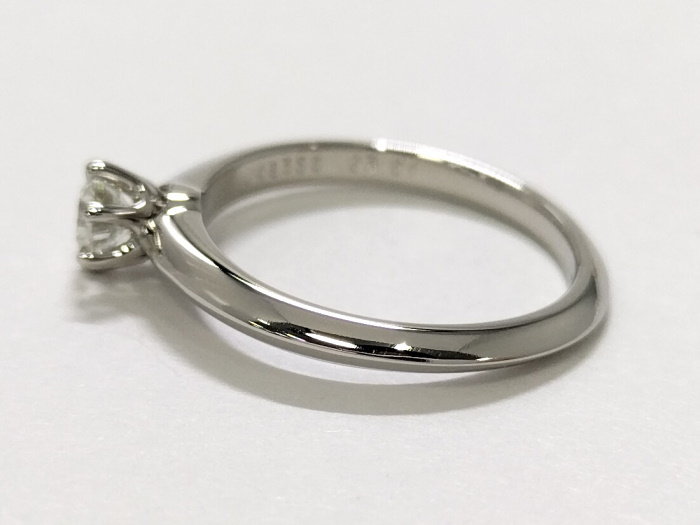 【中古】Tiffany＆Co. ソリティア リング Pt950 プラチナ ダイヤモンド D0.23ct 約3.2g_画像3