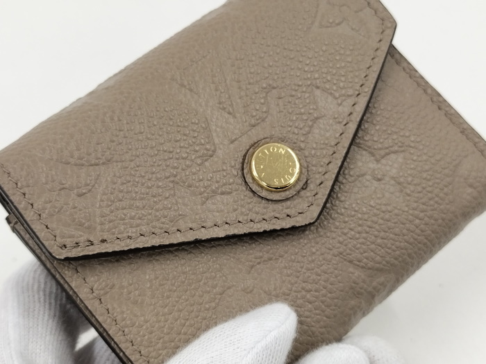 【中古】LOUIS VUITTON ポルトフォイユ ゾエ 三つ折り コンパクト財布 モノグラム アンプラント トゥルトレール M69800_画像6