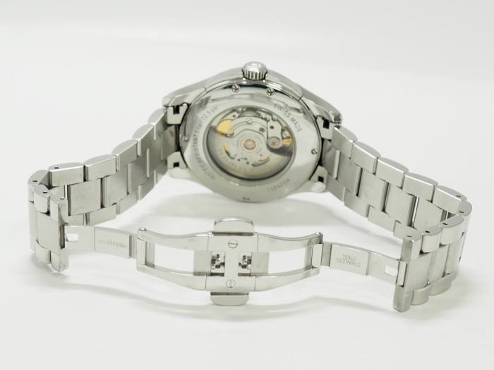 【中古】HAMILTON ジャズマスター デイデイト メンズ 腕時計 自動巻 SS ブラック文字盤 H32505731の画像7