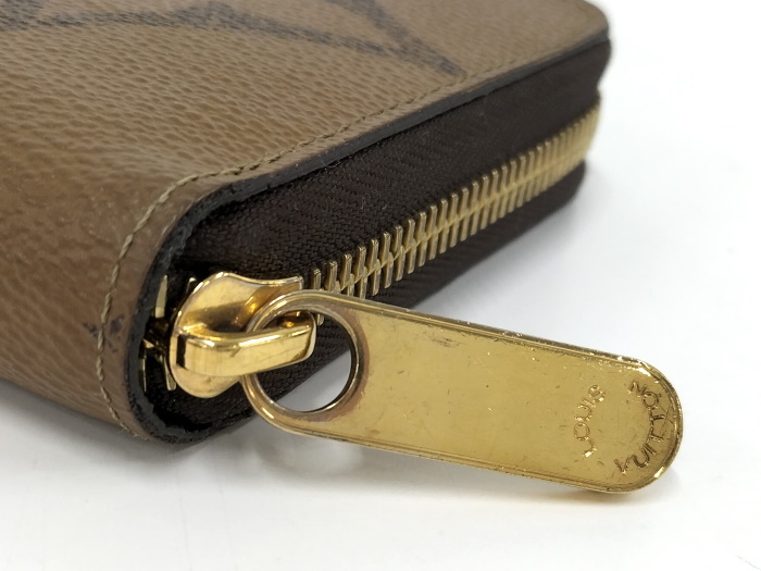 【中古】LOUIS VUITTON ジッピーウォレット ラウンドファスナー 長財布 モノグラム ジャイアント リバース M69353_画像5