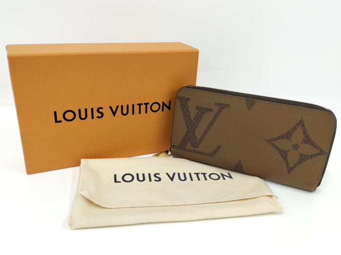 【中古】LOUIS VUITTON ジッピーウォレット ラウンドファスナー 長財布 モノグラム ジャイアント リバース M69353_画像10