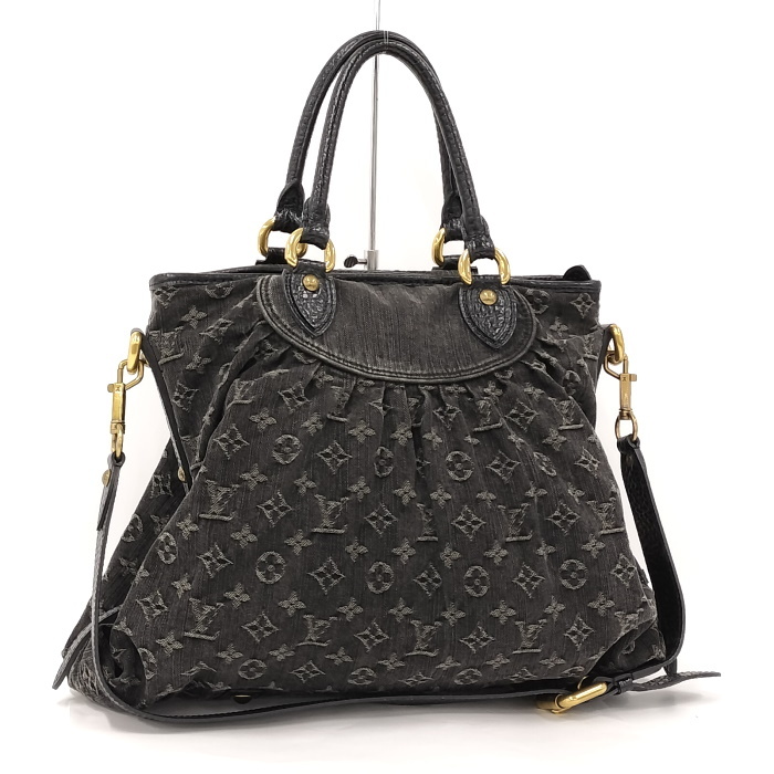 【中古】LOUIS VUITTON ネオ カビィMM 2WAY ショルダーバッグ モノグラム デニム M95351_画像1