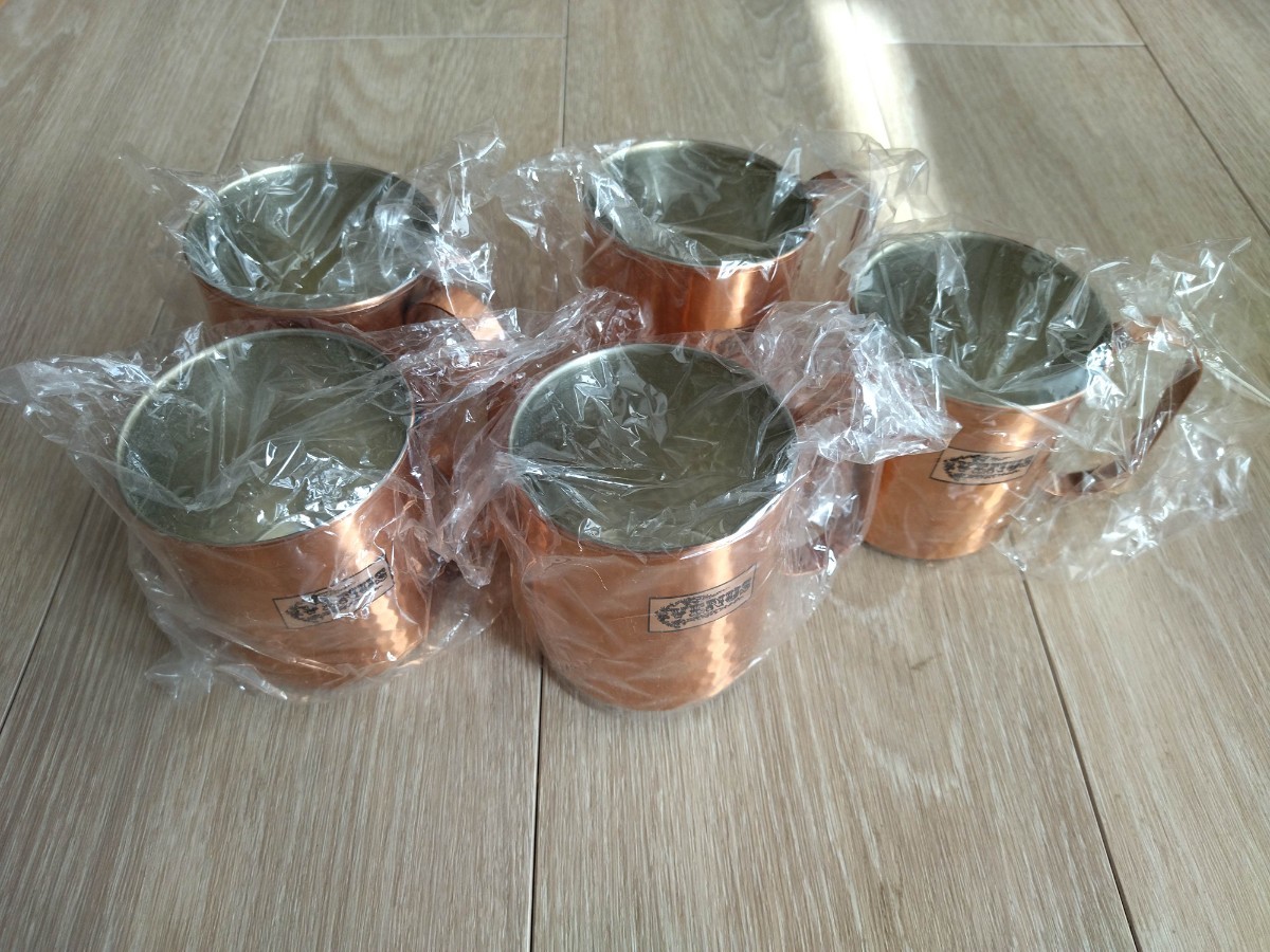 銅製 マグカップ ビアマグビアジョッキタンブラーグラス 銅 純銅 コッパー ビアカップ ビールウイスキーロックキャンプ車中泊コップ食器の画像10