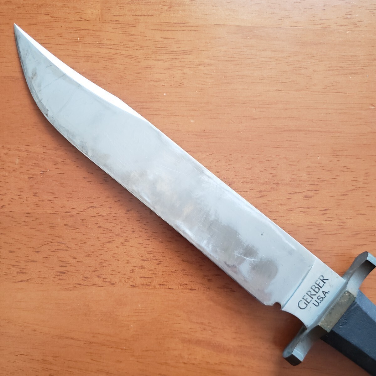 オールド ガーバー ボウイ ナイフ OLD GERBER BOWIE KNIFE ケース付き/USA/狩猟刀/サバイバルナイフ/ハンティングナイフの画像4