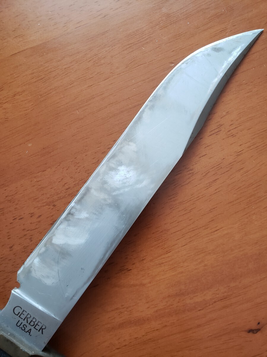 オールド ガーバー ボウイ ナイフ OLD GERBER BOWIE KNIFE ケース付き/USA/狩猟刀/サバイバルナイフ/ハンティングナイフの画像10