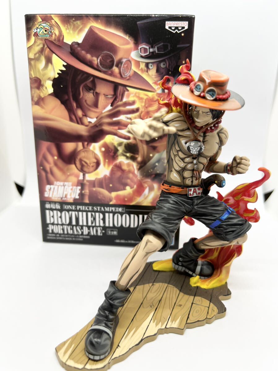 ワンピース ポートガス・D・エース リペイント フィギュア◆STAMPEDE BROTHERHOODⅢ アニメ塗り 二次元彩色 ONEPIECE ACE バンプレスト_画像10