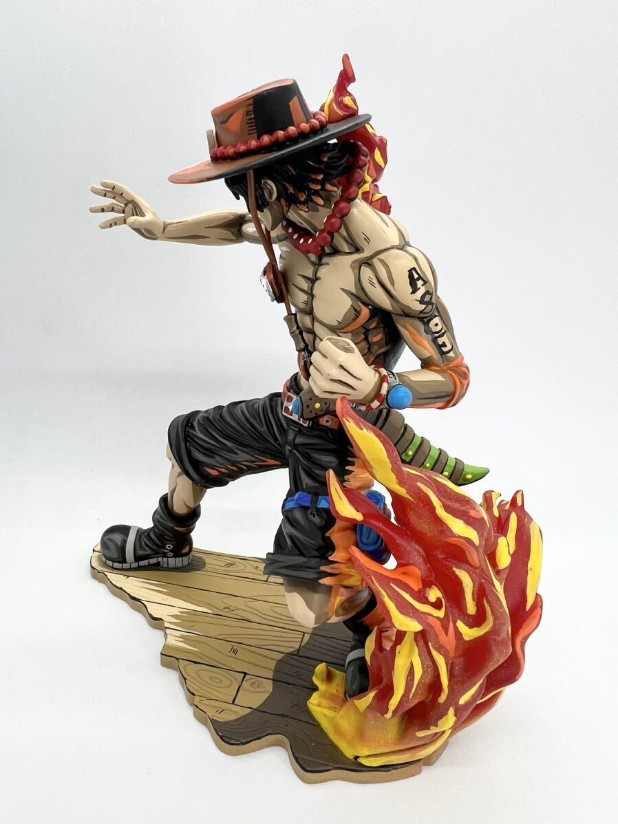 ワンピース ポートガス・D・エース リペイント フィギュア◆STAMPEDE BROTHERHOODⅢ アニメ塗り 二次元彩色 ONEPIECE ACE バンプレスト_画像4