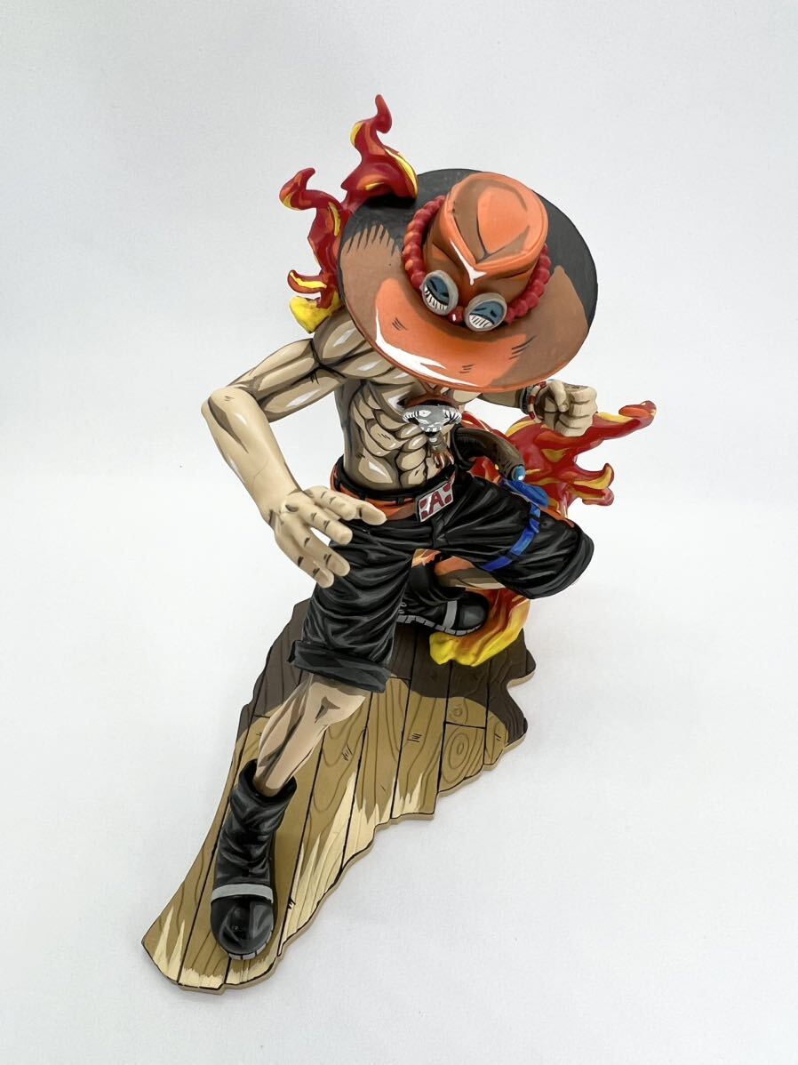 ワンピース ポートガス・D・エース リペイント フィギュア◆STAMPEDE BROTHERHOODⅢ アニメ塗り 二次元彩色 ONEPIECE ACE バンプレスト_画像8