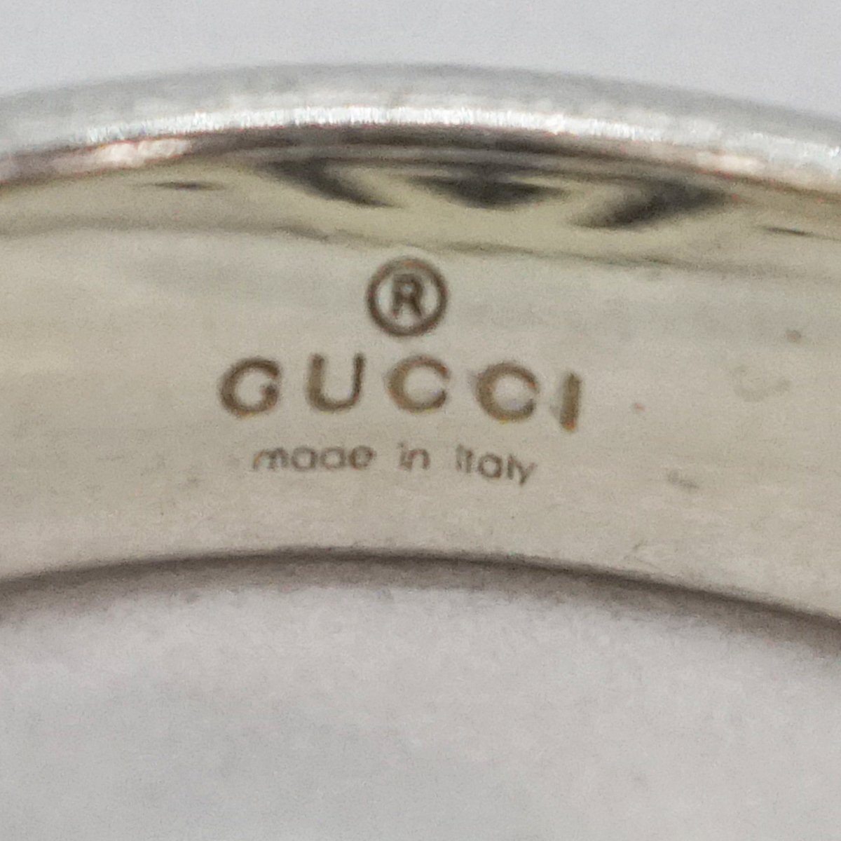 D☆GUCCI グッチ ブリットリング 表記17号 実寸約16号 1697 AR シルバー925 ☆質屋・リサイクルマート宇部店☆の画像6