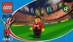 Неиспользованный Lego 4443 Lego Block Sports Sport Soccer Fig