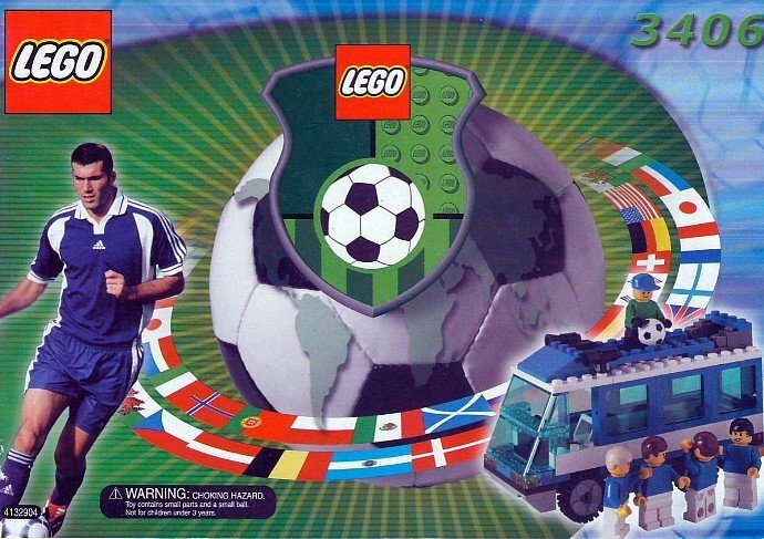 LEGO 3406 LEGO Block Soccer Sports прекратил