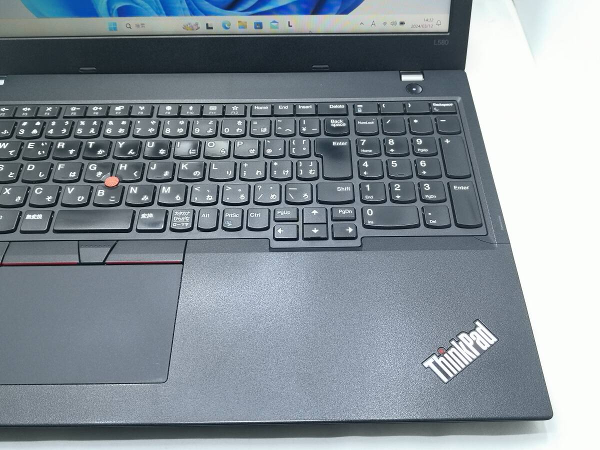 【第8世代Corei5】Lenovo Thinkpad L580 メモリ8G　SSD256GB Windows11 office356【ジャンク扱い】④_画像3