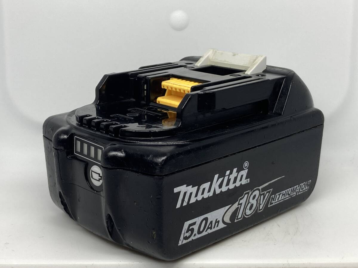 【送料0】純正！マキタ バッテリー 18v 5.0Ah【BL1850B】残量表示あり　税無　 Makita 　/9543_画像1