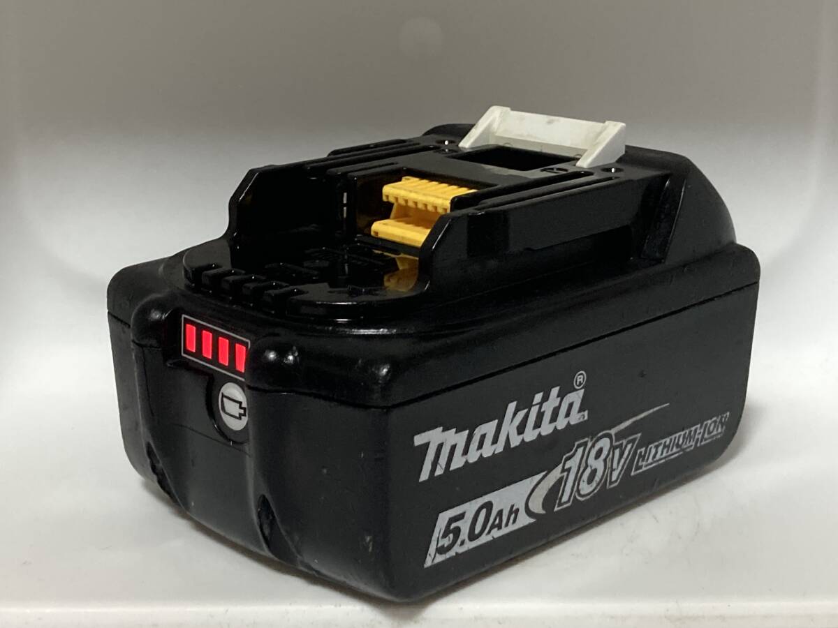 【送料0】純正！マキタ バッテリー 18v 5.0Ah【BL1850B】残量表示あり　税無　 Makita 　/9543_画像2