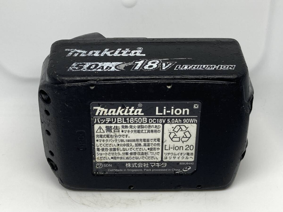 【送料0】純正！マキタ バッテリー 18v 5.0Ah【BL1850B】残量表示あり　税無　 Makita 　/9543_画像6