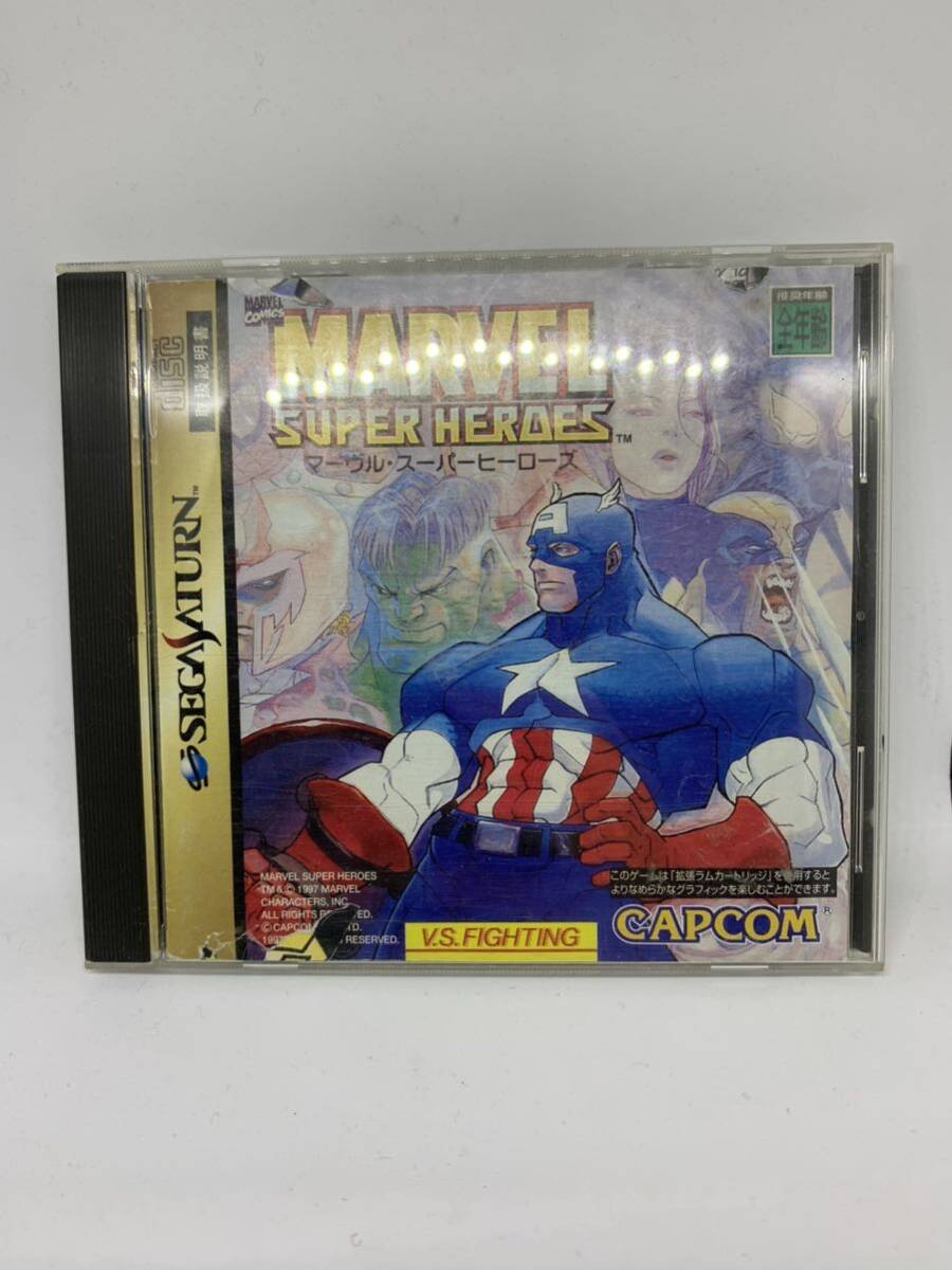 セガサターン マーヴル スーパーヒーローズ SEGA SATURN SS マーベル MARVELの画像1