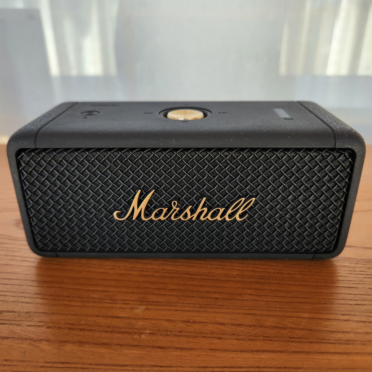 Marshall Emberton マーシャル エンバートン Black and Brass ブラック アンド ブラス Bluetooth スピーカー_画像3