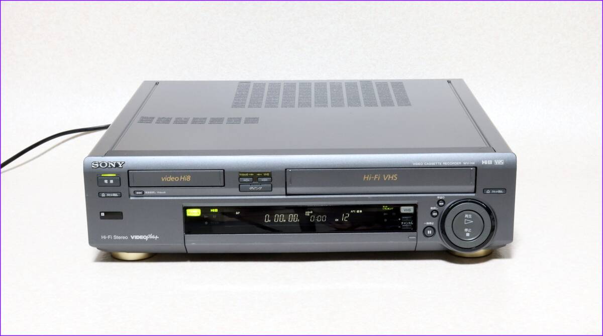 SONY Hi8/VHS Wデッキ 【 WV-H4 】 CD版説保証付完動品_画像1