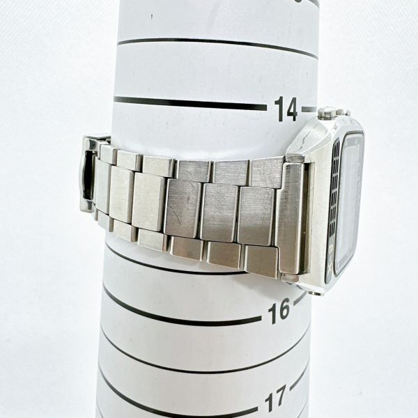 A2403-3-11　１円スタート クオーツ　動作未確認　ジャンク　SEIKO ALBA　セイコーアルバ　デジタルウォッチ　メンズ腕時計　シルバー_画像6