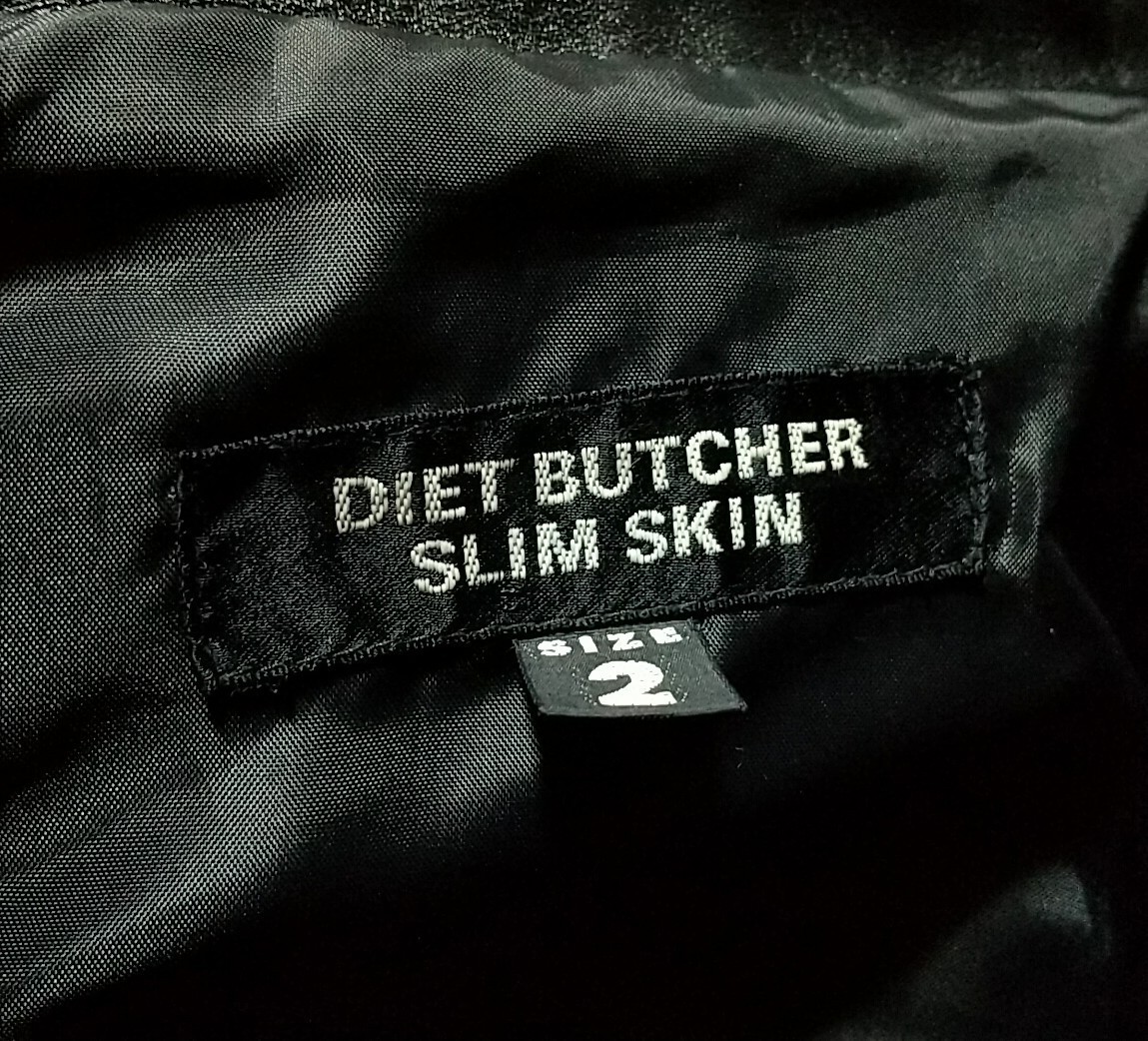 DIET BUTCHER SLIM SKIN ダイエットブッチャースリムスキン ライダースジャケット レザー ブラック 黒 666 UNDERCOVER HYSTERIC GLAMOUR_画像8