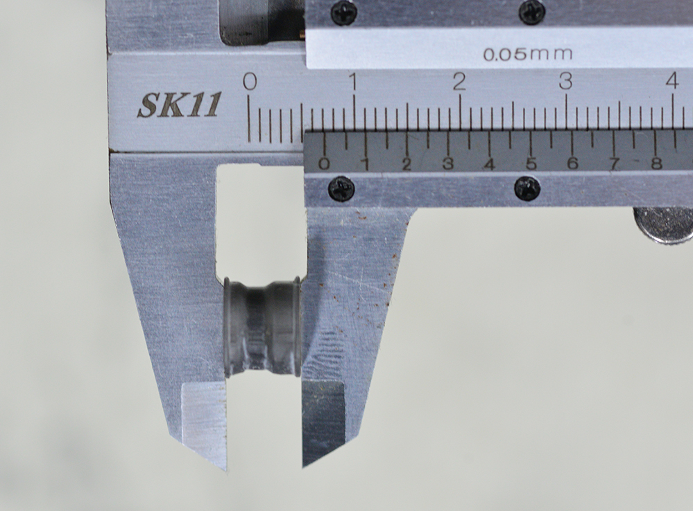 1/43　ワタナベ風8スポークホイール(タイヤセット)　3Dプリンタ出力レジンパーツ　15インチ相当　ミニカー　ジオラマ等に_画像7