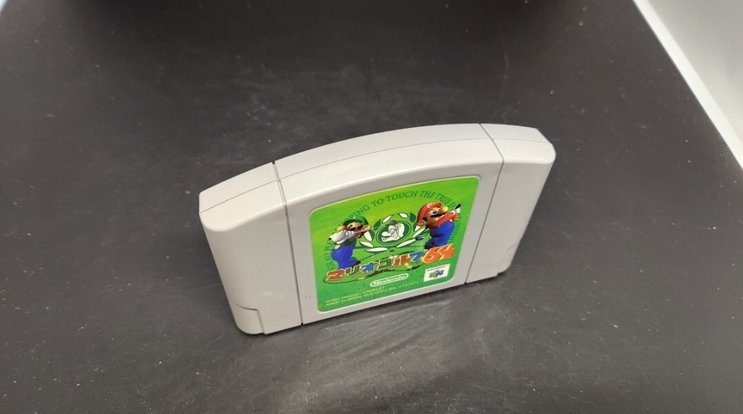 【動作確認済み】 箱付き【】ソフト 希少 レア カセット ゲーム 貴重 ケース 昭和 レトロ 【N64 マリオゴルフ64_画像9