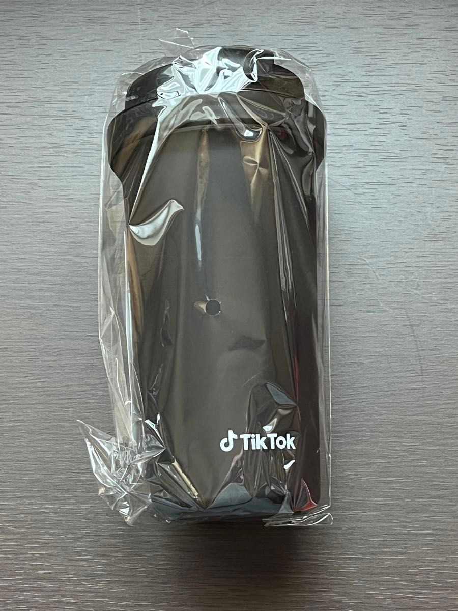 【非売品】TikTok ロゴ入りタンブラー 黒 