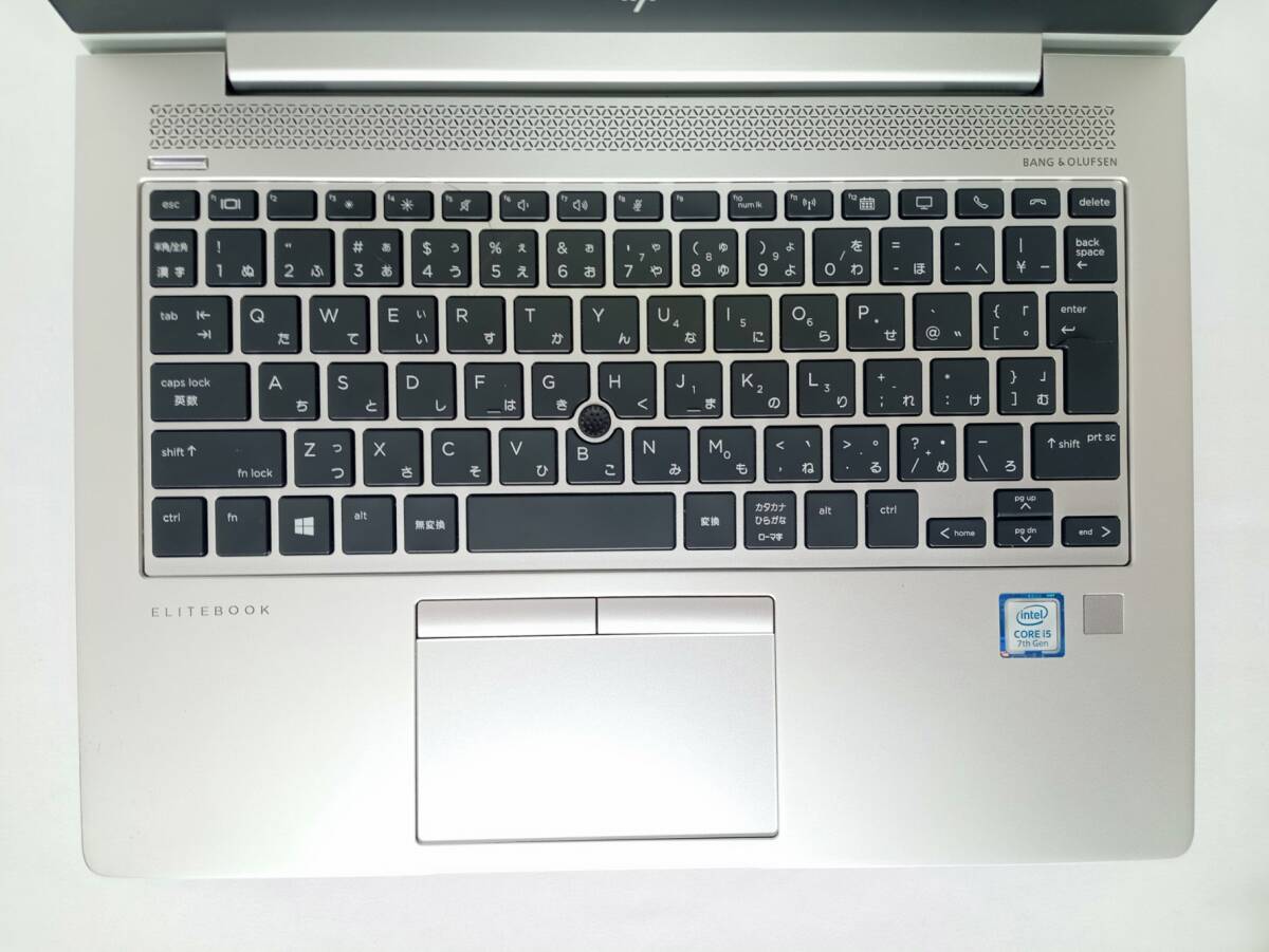 HP EliteBook 830 G5 (Core i5-7200U@2.5GHz/メモリ8GB/SSD 256GB/13.3インチ 解像度:1920×1080) キーボード破損あり_画像2