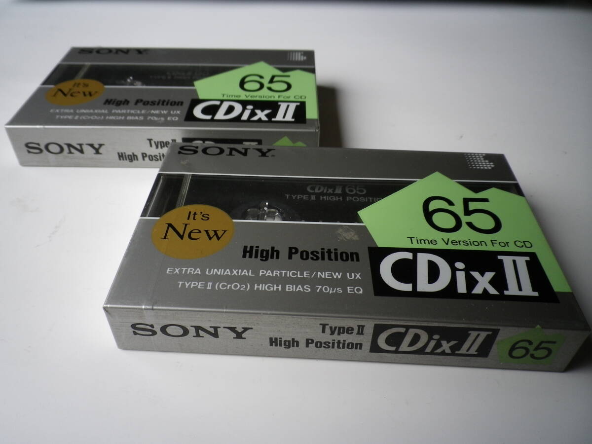 **[SONY CDixⅡ 65 / Sony audio tape × 2 ps ]**