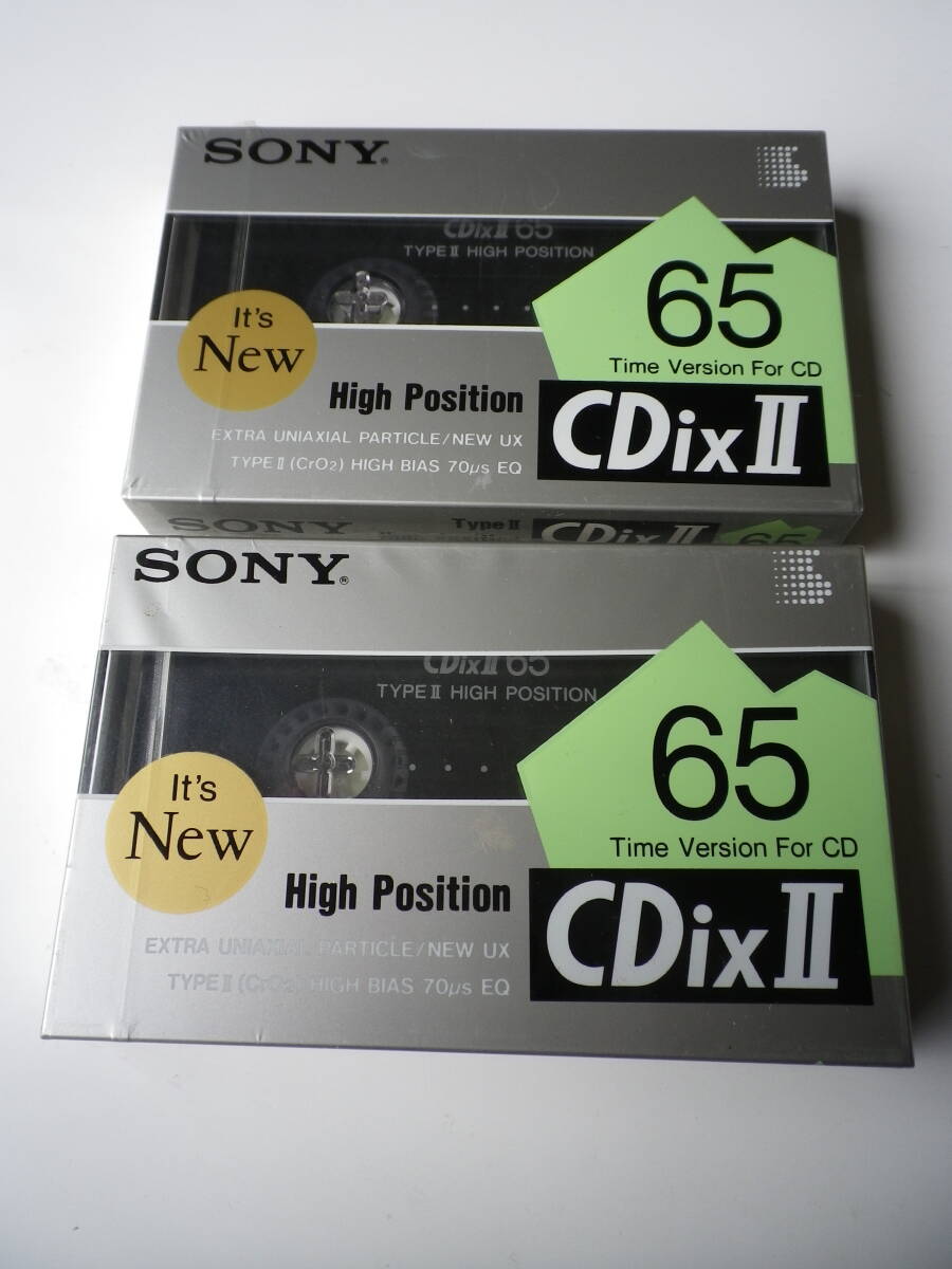 **[SONY CDixⅡ 65 / Sony audio tape × 2 ps ]**