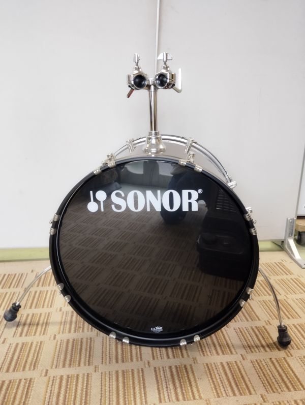 S/ ★ SONOR SMART FORCE ソナー スマートフォース ドラム バスドラム フットペダル タムホルダー 付き NY-1504の画像1