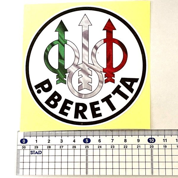BERETTA ベレッタ デカール ステッカー 耐水仕様 カラー10cm 1枚の画像2