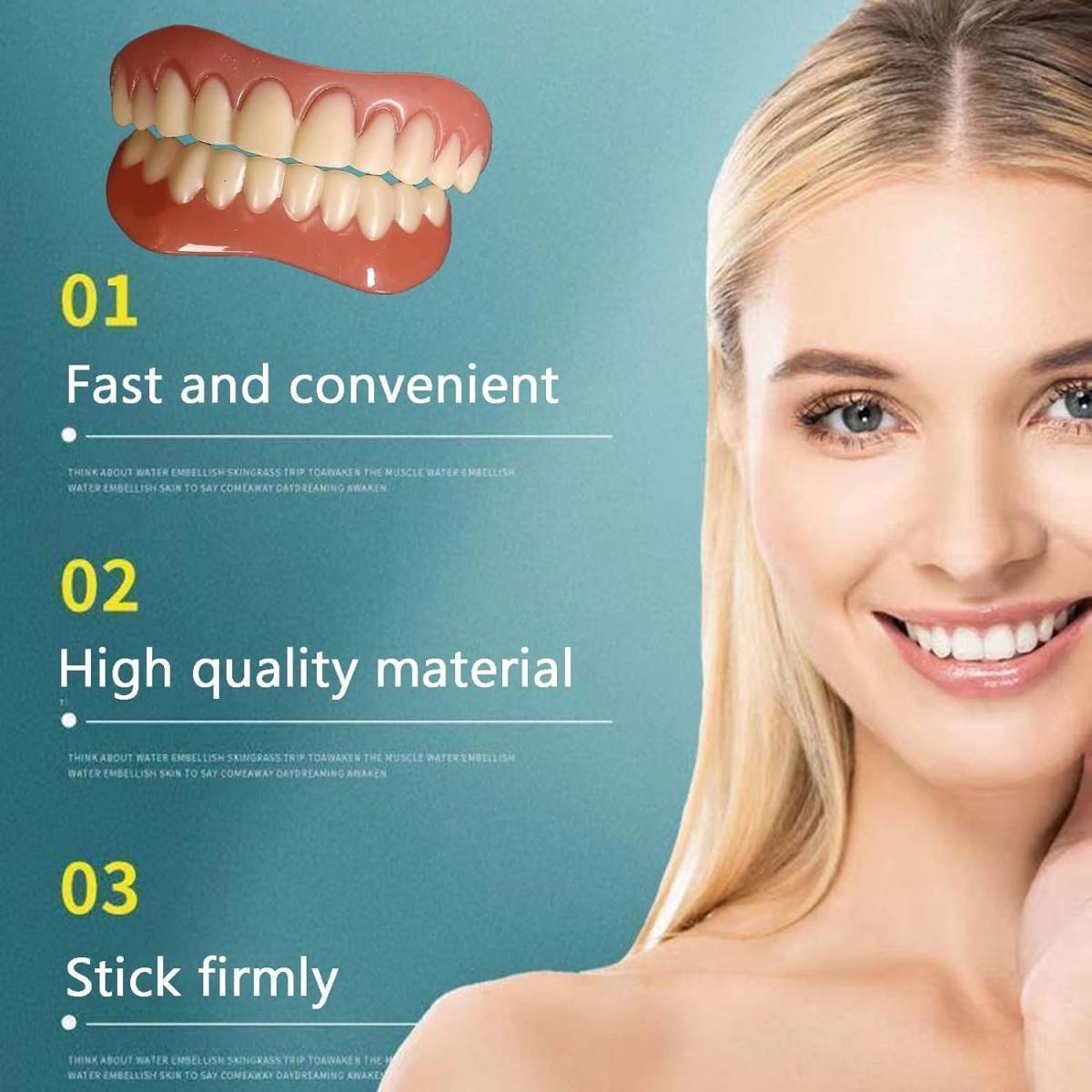 男性と女性の入れ歯、不完全な歯を覆い、自信のほほえみを修復する（2本）_画像6