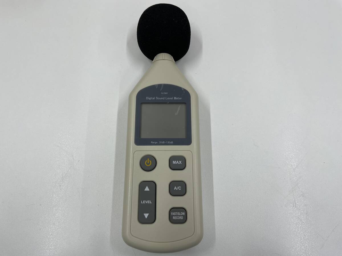 IYS67003 デジタル騒音計 SOUND LEVEL METER サウンドレベルメーター SL1361 通電確認済み 現状品_画像2