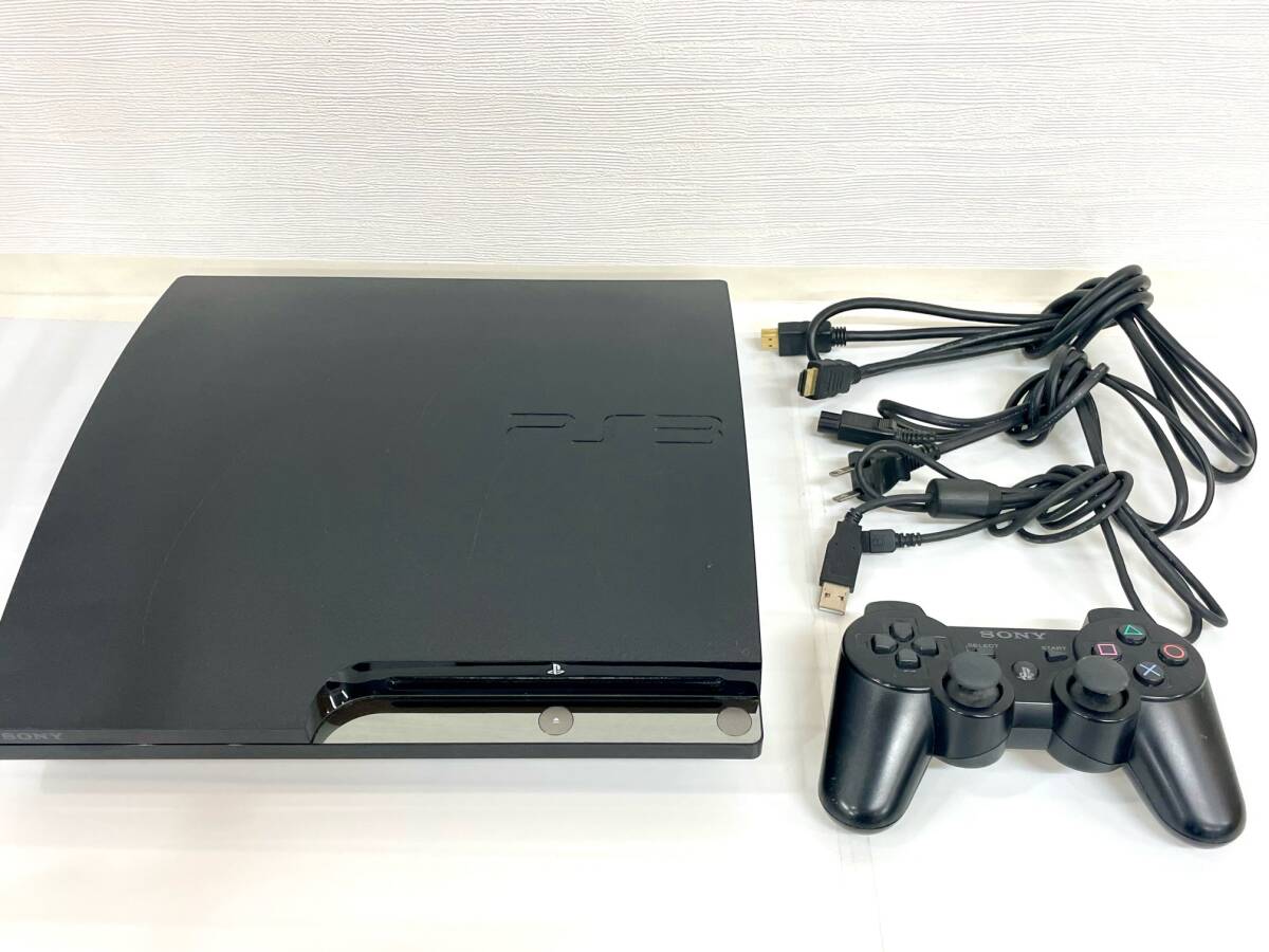 FS2620 SONY PlayStation3 PS3 ソニー プレイステーション3 本体 CECH-2500A コントローラー/コード有 通電OK 動作未確認 ジャンク 現状品_画像1