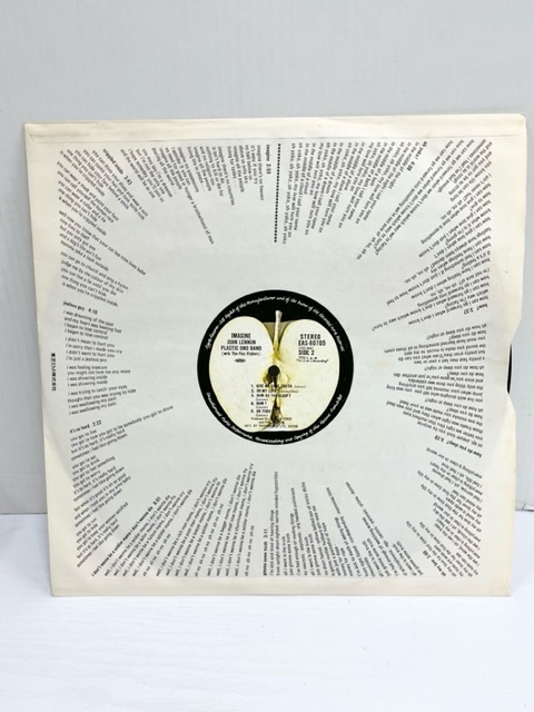 IYS66908 John Lennon ジョン・レノン Imagine イマジン 12インチ Apple Records EAS-80705 ロック 現状品_画像5