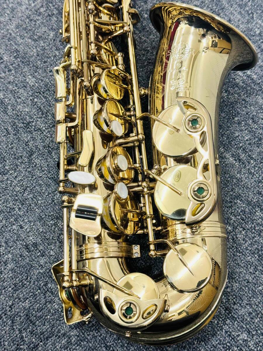 IYS66170 SELMER 80 Super Action SERIE II テナーサックス シリーズ2 セルマー 46万番台 ハードケース 動作未確認 ジャンク品 同梱不可_画像2