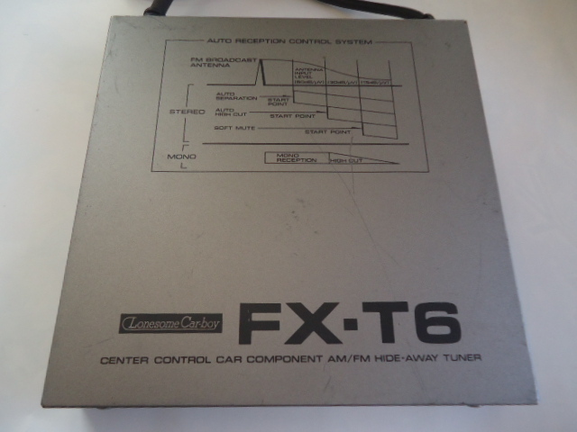 ☆ FX-T6 ロンサムカーボーイ パイオニア チューナー 中古 動作OK　(FX-K9、FX-K7、FX-K5との接続可能)_画像2