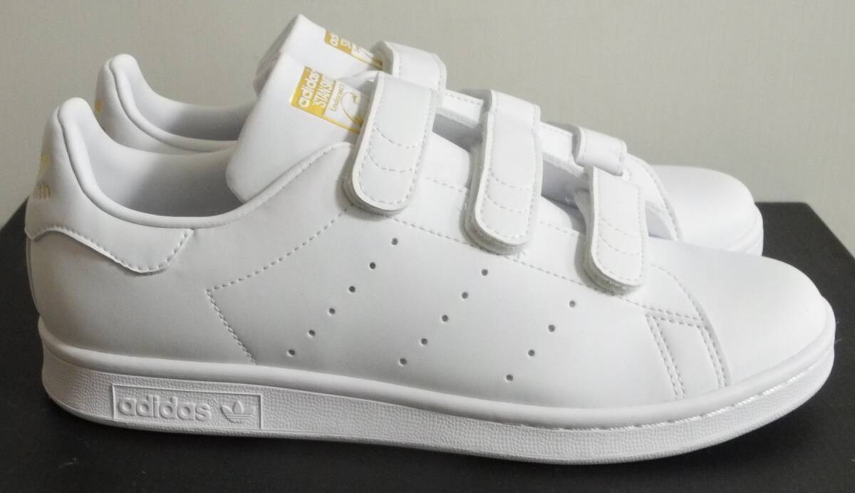 ほぼ新品 スタンスミス CF 2021年製 JP25.5cm FX5508 白 定価15,800円 adidas stansmith comfort ベルクロ コンフォートモデル_画像1