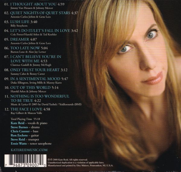 Kate Reid / Sentimental Mood ( foreign record teji pack CD)