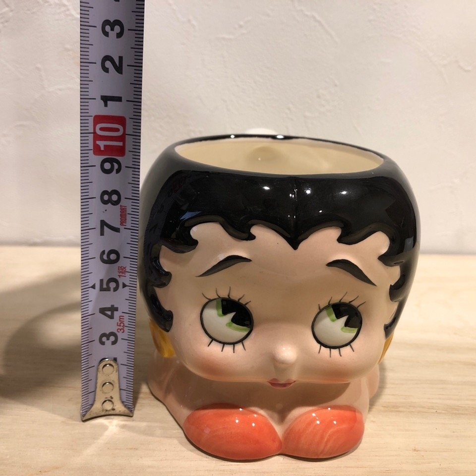 ベティちゃん マグカップ Betty Boop ベティブープ 陶器 フィギュア KFS ベティ アメリカ レトロ 管001_画像9