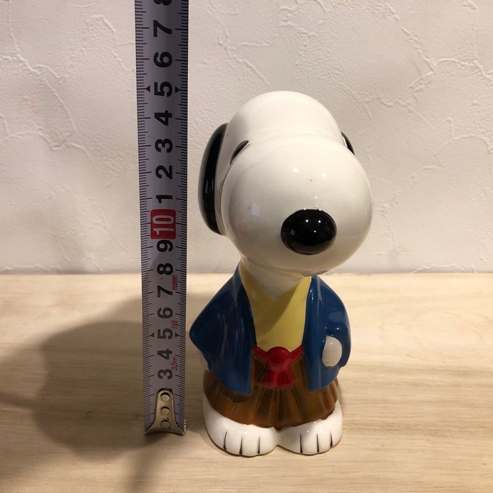 和服　貯金箱　スヌーピー　Snoopy　ピーナッツ　雑貨　陶器　置物　インテリア ファンシー　管理番号001_画像8