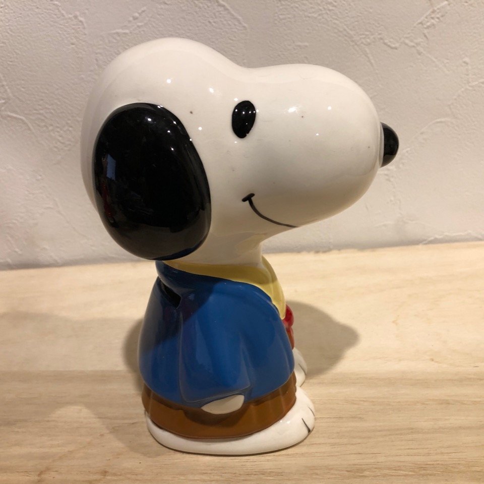 和服　貯金箱　スヌーピー　Snoopy　ピーナッツ　雑貨　陶器　置物　インテリア ファンシー　管理番号001_画像4