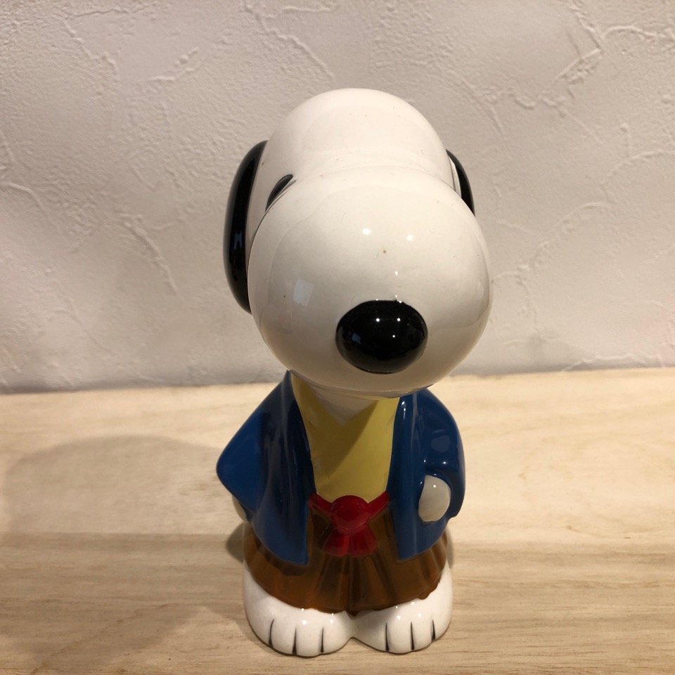 和服　貯金箱　スヌーピー　Snoopy　ピーナッツ　雑貨　陶器　置物　インテリア ファンシー　管理番号001_画像5