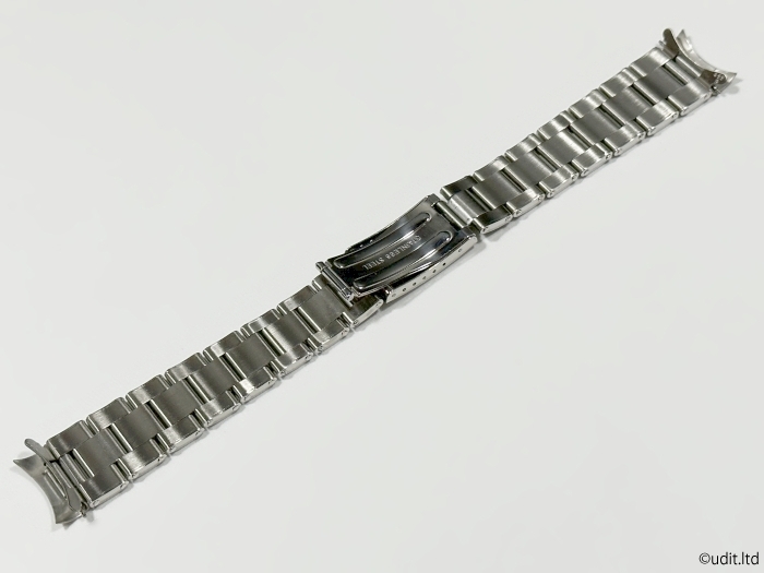 19mm リベット ヘアライン ブレスレット 腕時計ベルト ステンレス ベルト 【ロレックス ROLEX 対応】_画像2