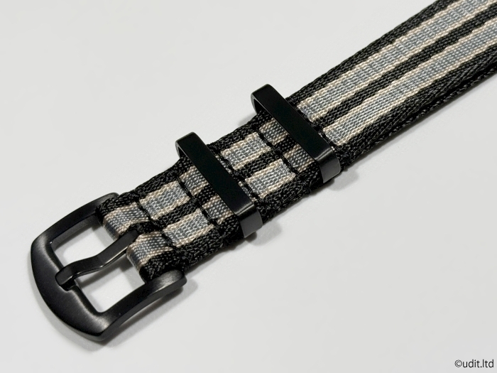  ковер ширина :20mm высокое качество глянец NATO ремешок наручные часы ремень серый × черный × бежевый черный хвост таблеток двойной полоса ткань 