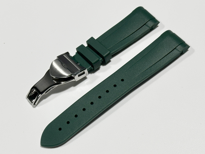  rug width :20mm TUDOR Fifty-Eight for rubber belt green wristwatch belt black Bay bracele band BLACK BAYchu-da-58