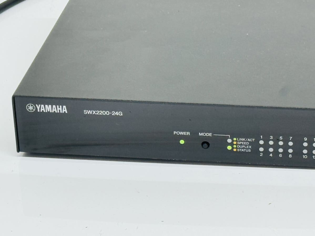 YAMAHA SWX2200-24G スマートL2スイッチ ヤマハ ネットワーク機器 通電確認のみ 現状品 管理番号03047_画像2