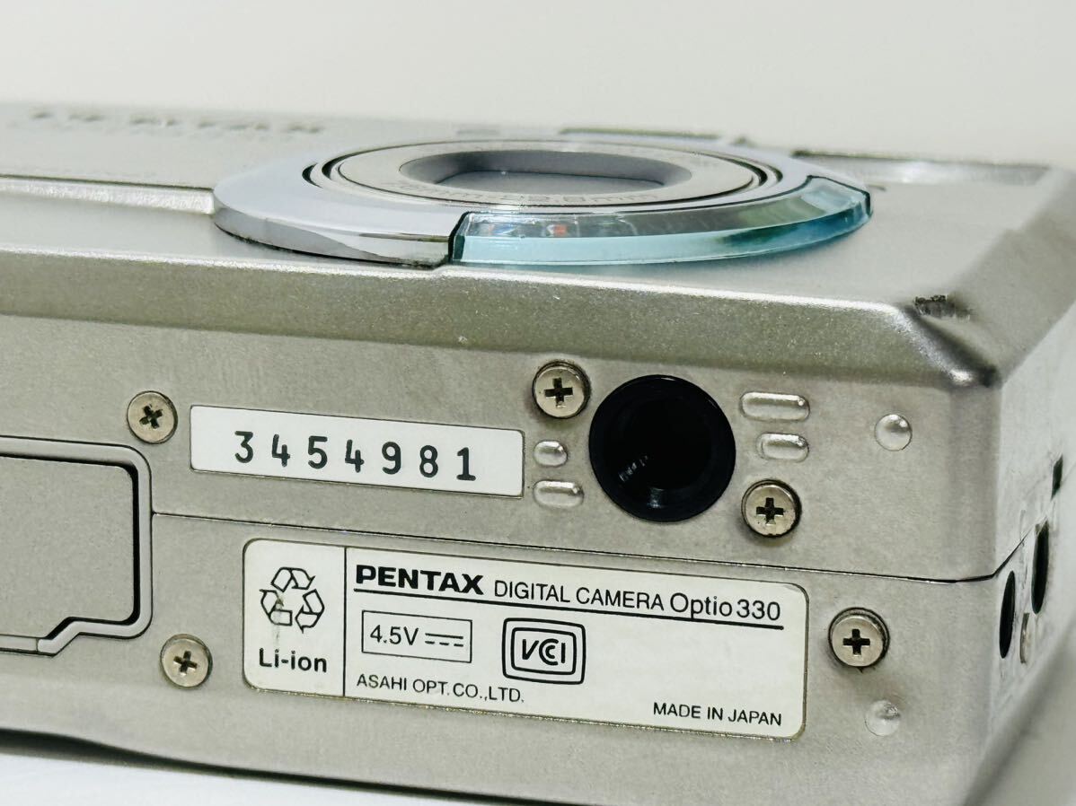 PENTAX ペンタックス Optio 330 コンパクトデジタルカメラ 未チェック 現状品 管理番号03071_画像8
